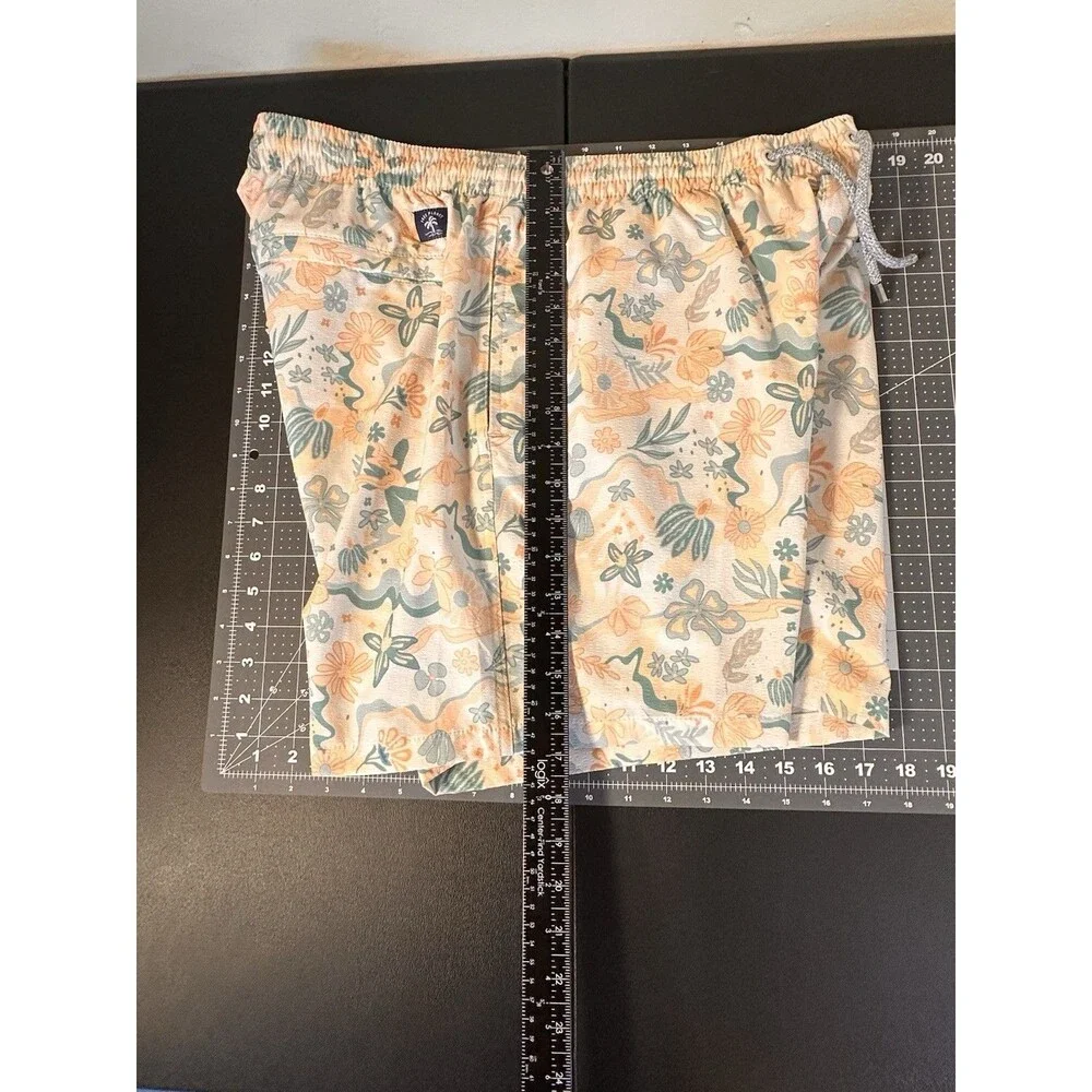 Free Original Planet XL Swim Trunks Men’s Swimming Shorts Bright Peachy Green